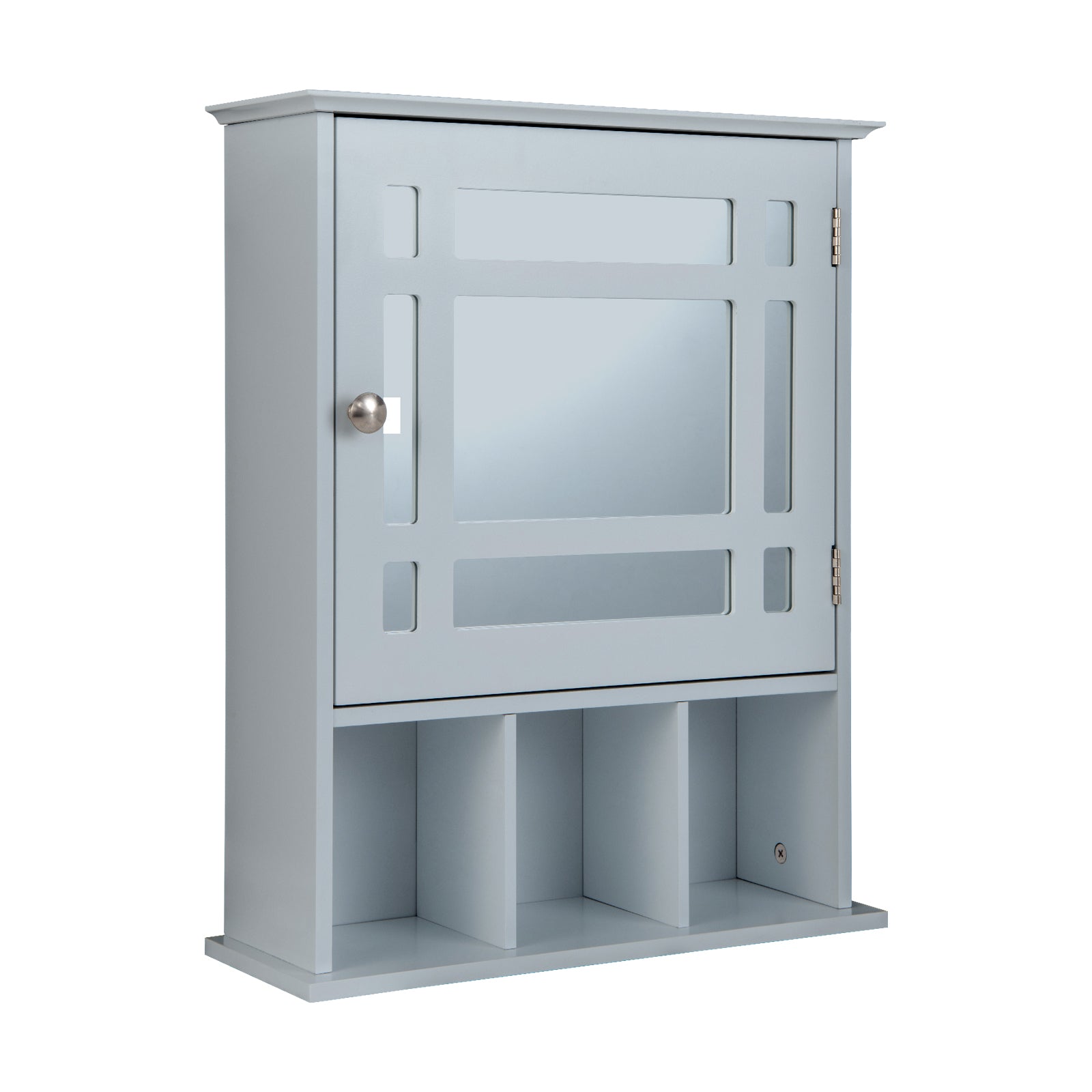 Wall Mounted and Mirrored Bathroom Cabinet, Gray Wall Cabinets Gray at Gallery Canada