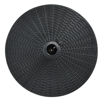 49 LBS Patio Resin Umbrella Base Stand for Outdoor, Black Outdoor Umbrella Bases at Gallery Canada