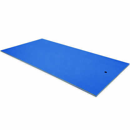 12 x 6 Feet 3 Layer Floating Water Pad, Blue Swimming at Gallery Canada