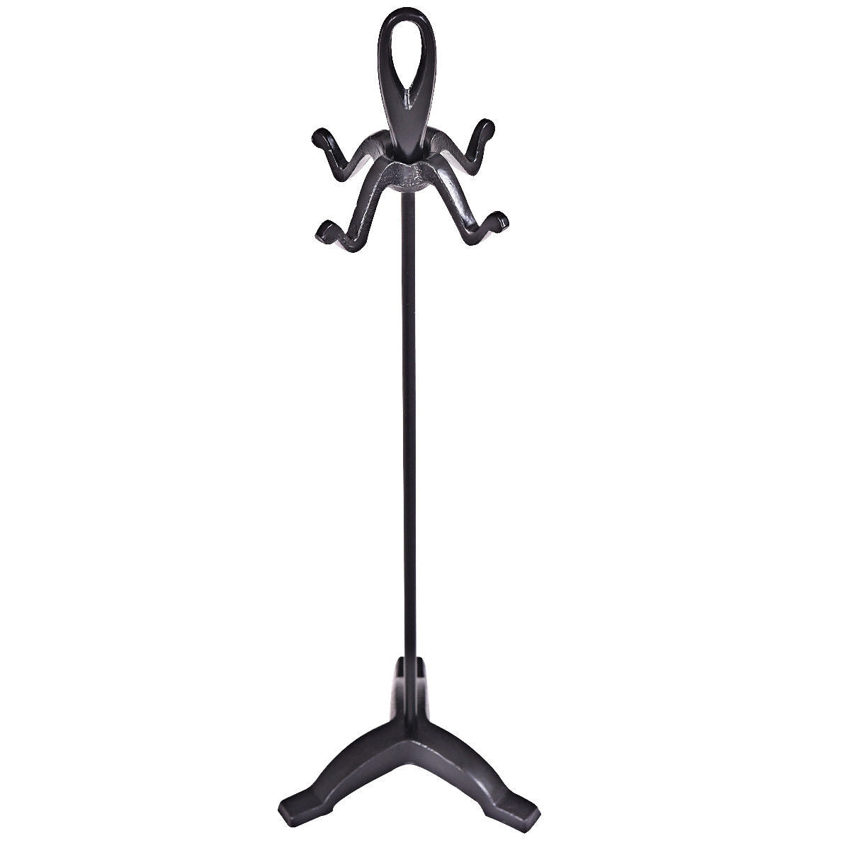 5 Pieces Rustic Heavy Duty Compact Wrought Iron Fireplace Tools Set, Black Fireplace Tools at Gallery Canada