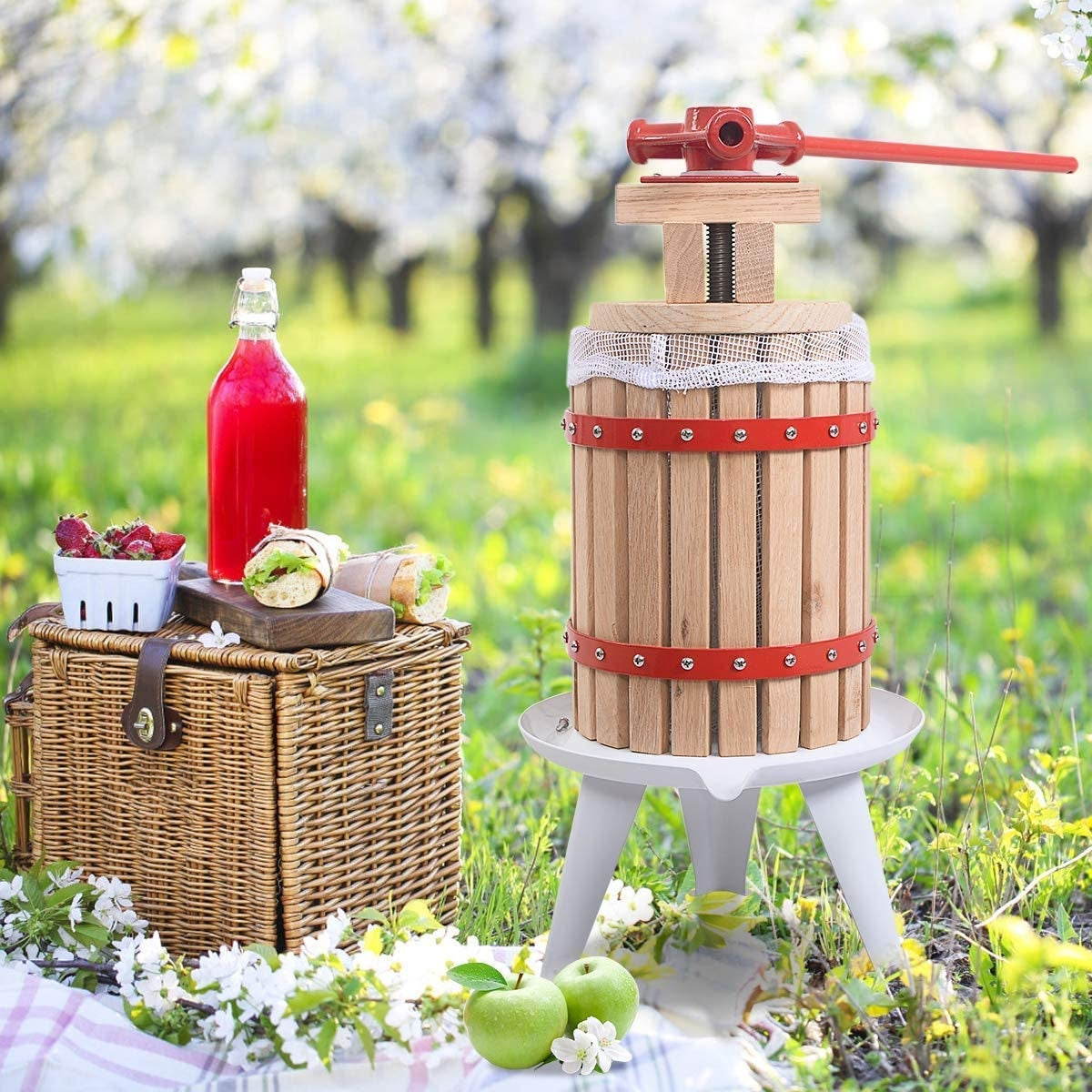 1.6 Gallon Fruit Wine Press Cider Juice Maker Tool, Natural Juicers & Coffee Machines at Gallery Canada