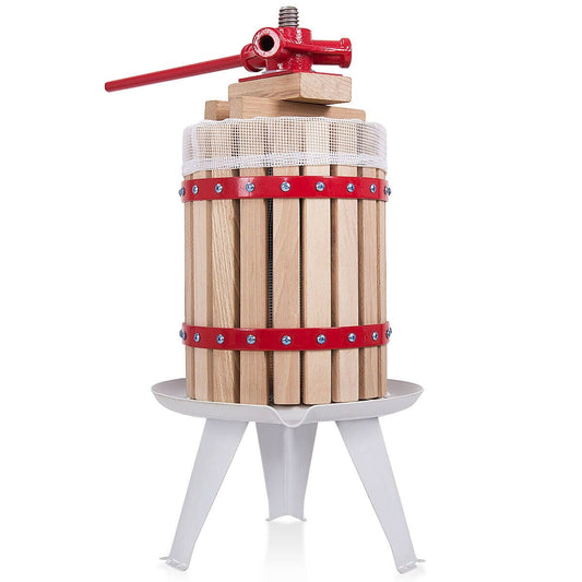 1.6 Gallon Fruit Wine Press Cider Juice Maker Tool, Natural
