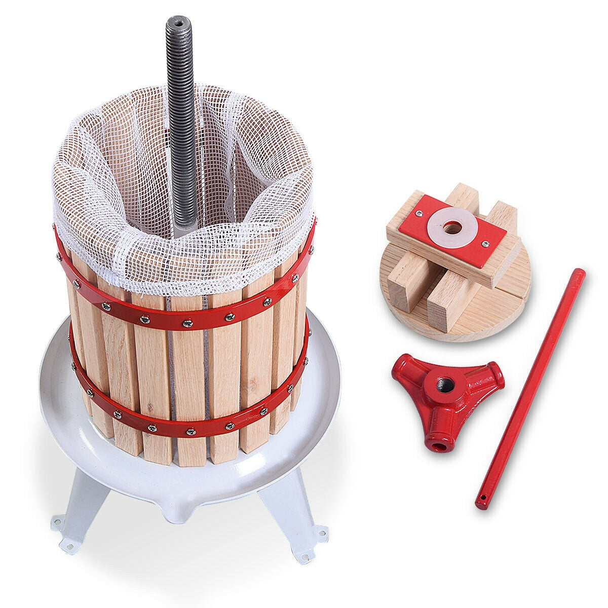 1.6 Gallon Fruit Wine Press Cider Juice Maker Tool, Natural Juicers & Coffee Machines at Gallery Canada