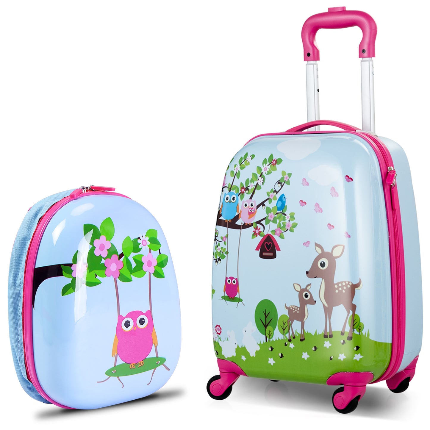 Kids Suitcase Backpack Luggage Set, 2 Pieces, Blue Kids Luggage Blue at Gallery Canada