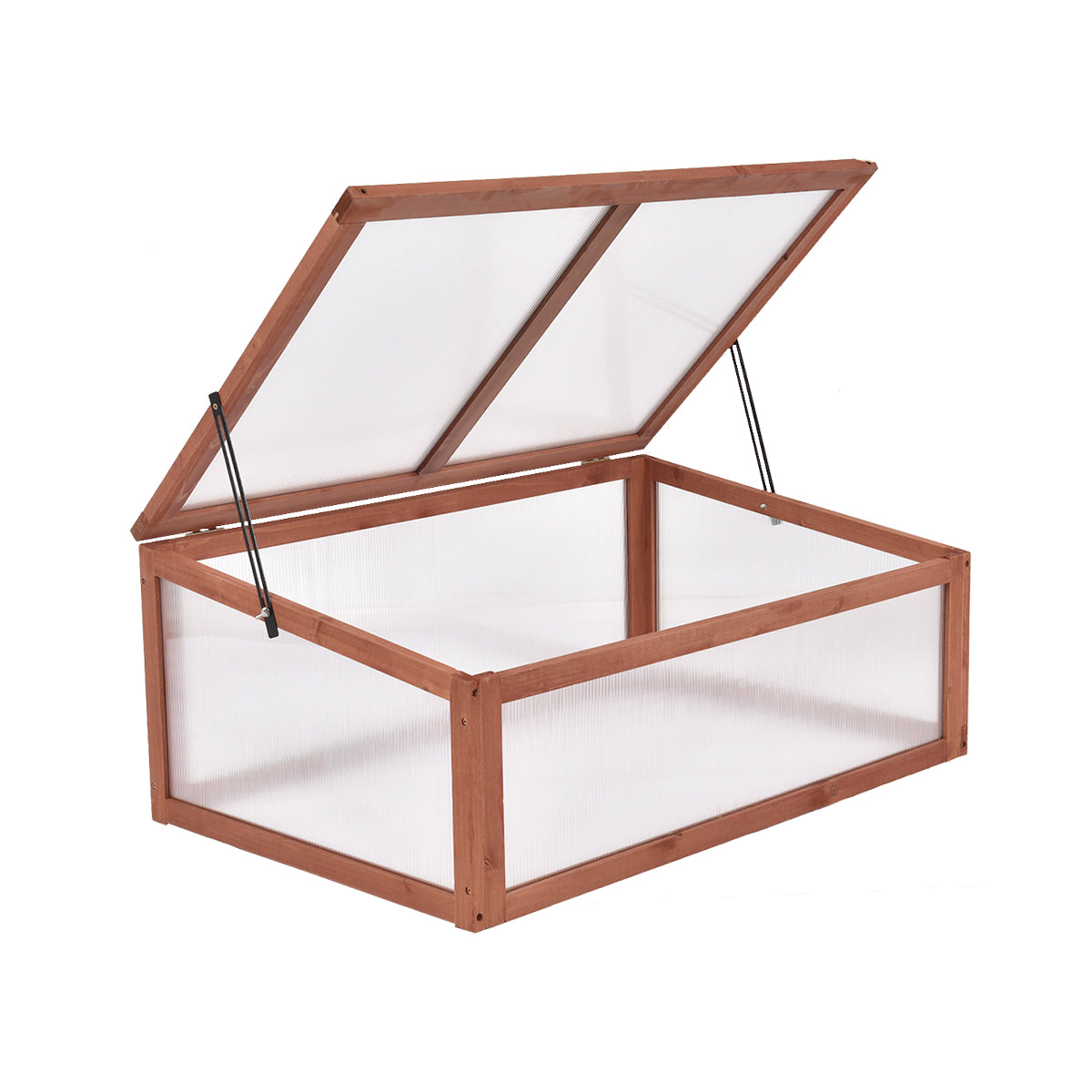 Outdoor Indoor Garden Portable Wooden Greenhouse, Brown Greenhouses Brown at Gallery Canada