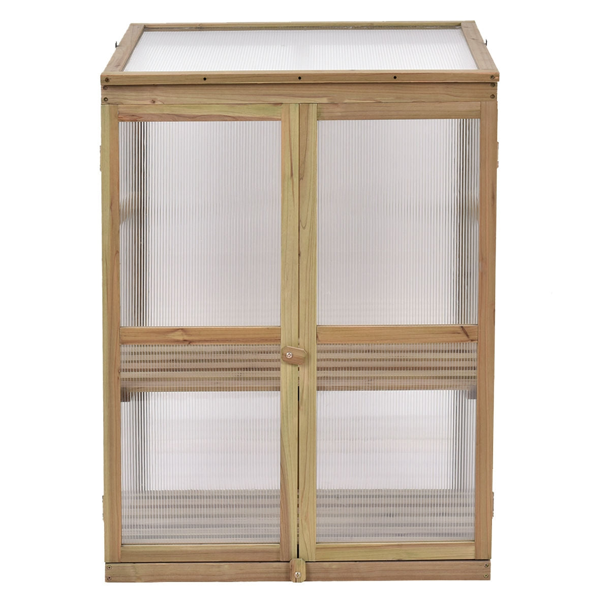 Garden Portable Wooden Raised Plants Greenhouse, Gray Greenhouses at Gallery Canada