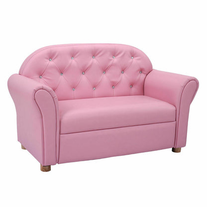 Kids Princess Armrest Chair Lounge Couch, Pink Kids Chairs & Seating Pink at Gallery Canada