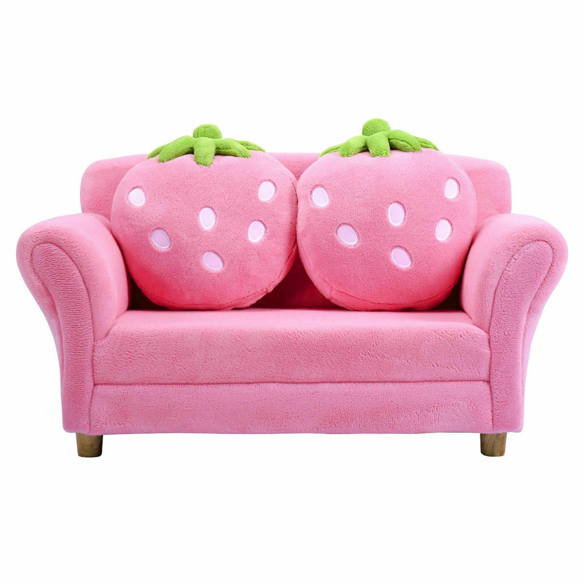 BL/PI Kids Strawberry Armrest Chair Sofa, Pink Kids Chairs & Seating at Gallery Canada