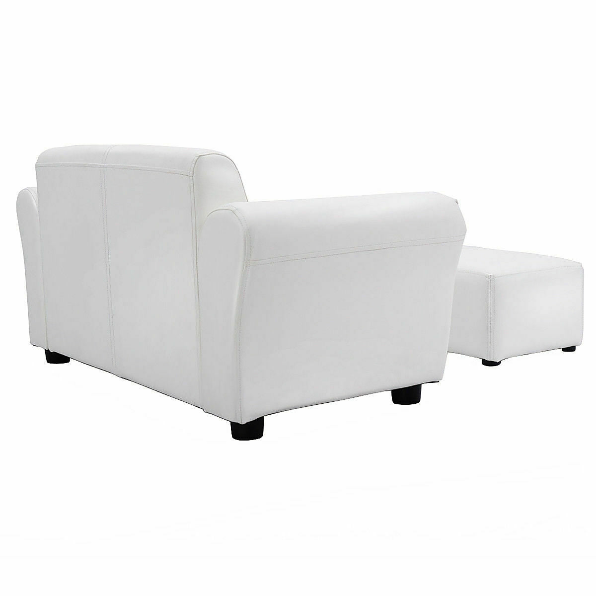 Soft Kids Double Sofa with Ottoman, White Kids Chairs & Seating at Gallery Canada