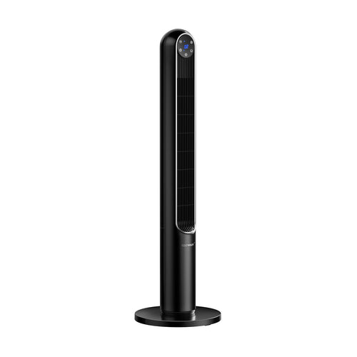 42 Inch 80 Degree Tower Fan, Smart Display Panel, Remote Control, Black