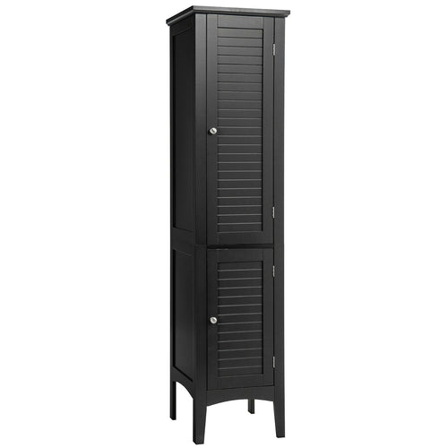 Freestanding Storage Cabinet, Black