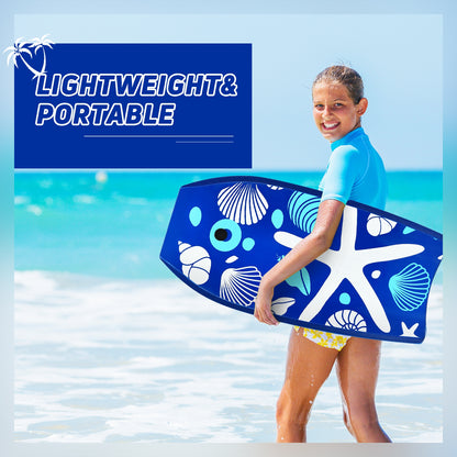 41 Inch Lightweight Portable Surfing Bodyboard, Blue Surfing at Gallery Canada