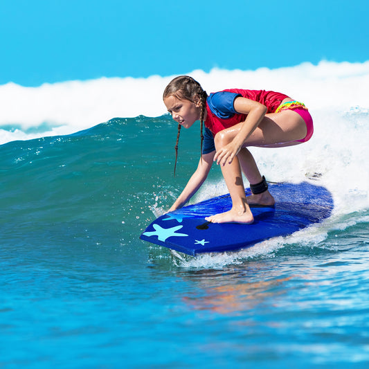 41 Inch Lightweight Super Portable Surfing Bodyboard-S, Blue Surfing Blue at Gallery Canada