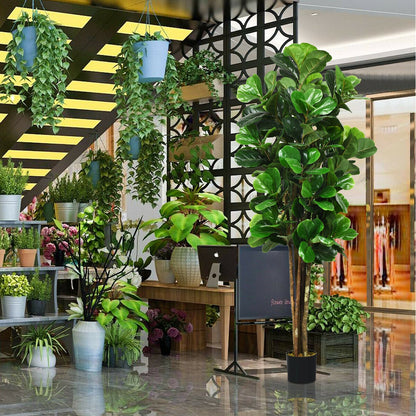 6-Feet Artificial Indoor-Outdoor Home Decorative Planter, Green Faux Plants at Gallery Canada