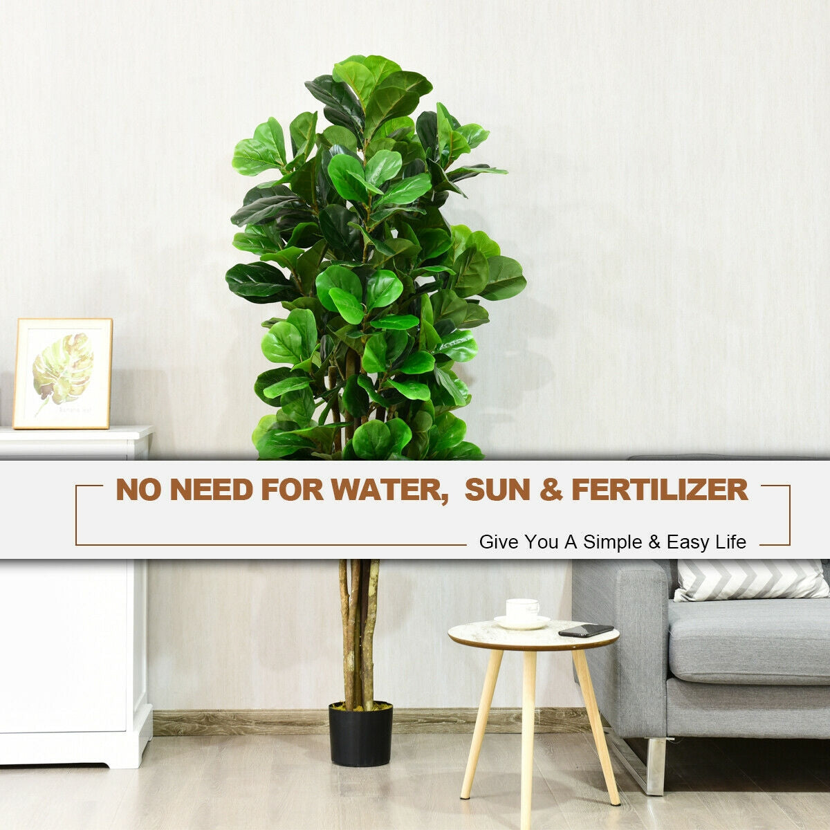 6-Feet Artificial Indoor-Outdoor Home Decorative Planter, Green Faux Plants at Gallery Canada