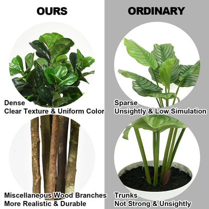 6-Feet Artificial Indoor-Outdoor Home Decorative Planter, Green Faux Plants at Gallery Canada