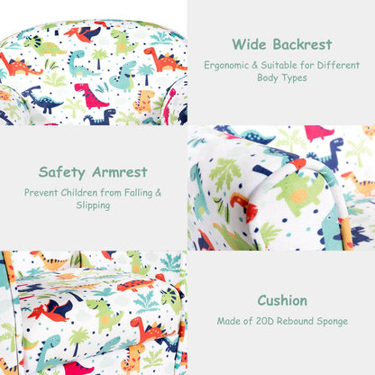 Household Toddler Furnishings Children Armrest Cute Lovely Single Sofa, White Kids Chairs & Seating at Gallery Canada