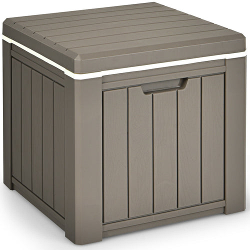 10 Gallon Storage Cooler for Picnic and Outdoor Activities, Brown