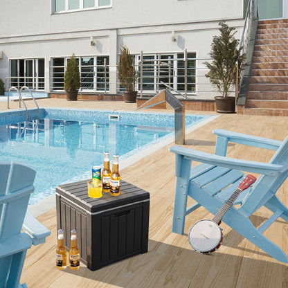 10 Gallon Storage Cooler for Picnic and Outdoor Activities, Black Coolers at Gallery Canada