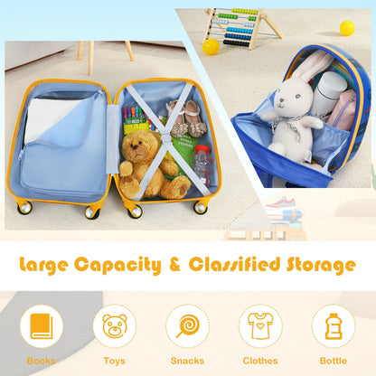 Kids Luggage Set, 2 Pieces, With Backpack And Suitcase, Blue Kids Luggage at Gallery Canada