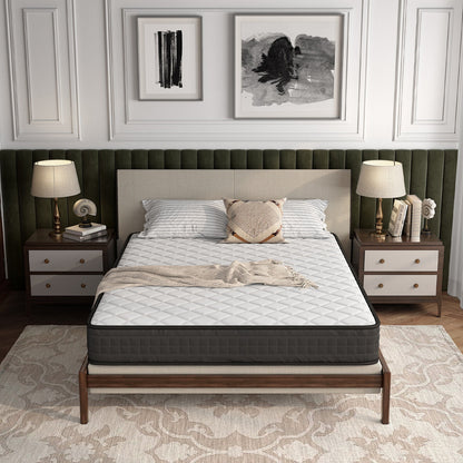 8 Inch Breathable Memory Foam Bed Mattress Medium Firm for Pressure Relieve-Queen Size, White Mattresses at Gallery Canada