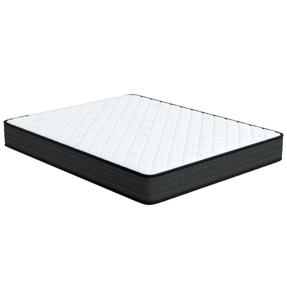 8 Inch Memory Foam Mattress, Medium Firm, Queen Size, White Mattresses at Gallery Canada