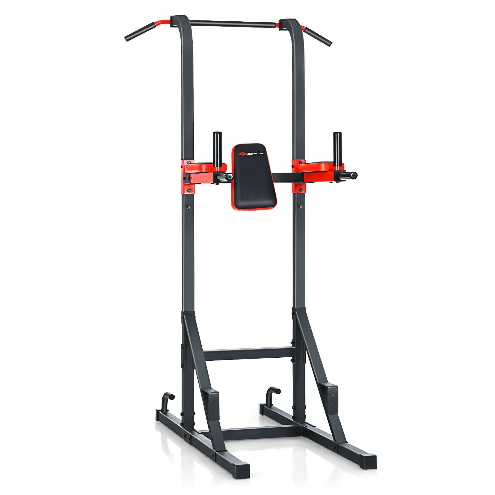 Multi-function Power Tower for Full-body Workout, Black & Red Benches Racks & Bars at Gallery Canada