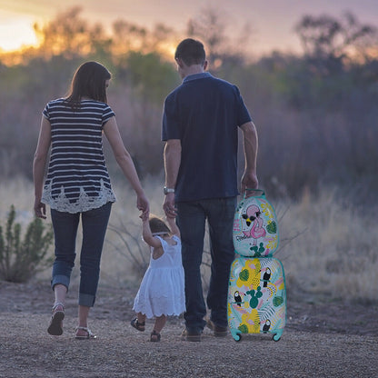 2 Pieces Kid's Luggage Set 12-inch Backpack and 16-inch Rolling Suitcase Travel, Multicolor Kids Luggage at Gallery Canada