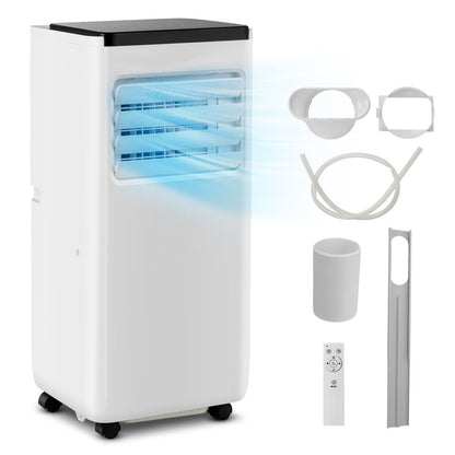 8000 BTU Portable Air Conditioner with Remote Control Cools up to 250 Sq.Ft, White Portable Air Conditioners at Gallery Canada