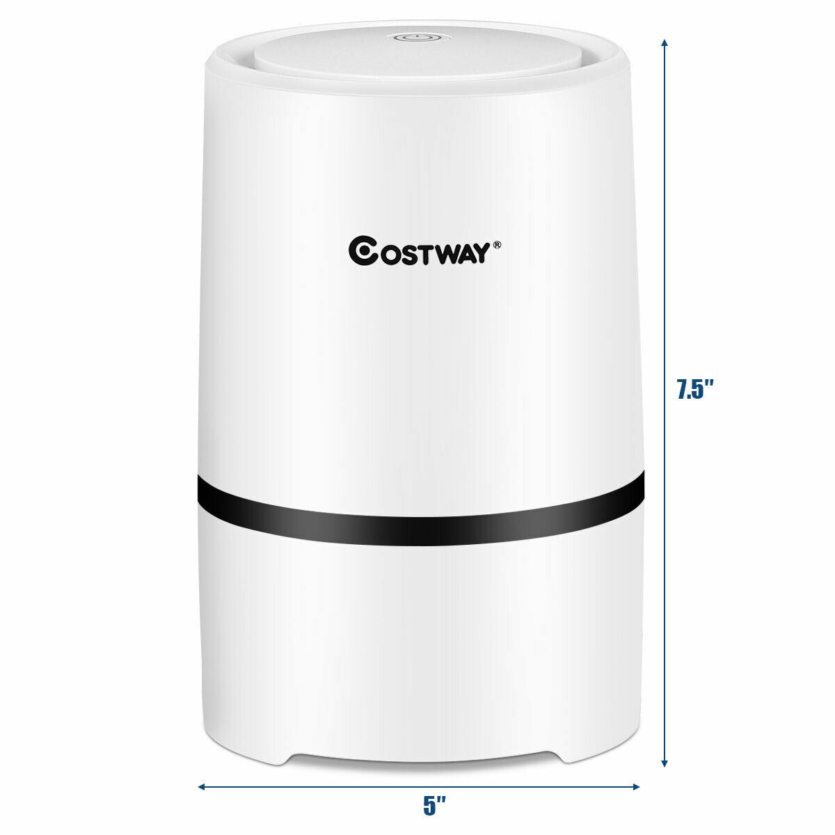 Mini Ionic 3-in-1 Composite HEPA Air Purifier, White Air Purifiers at Gallery Canada