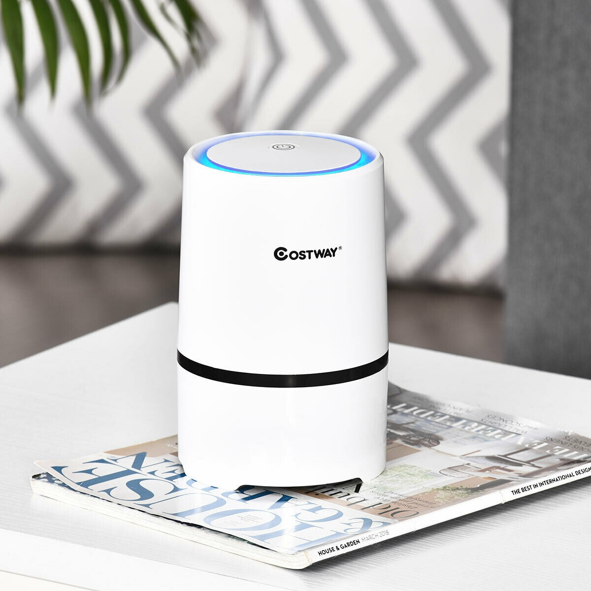 Mini Ionic 3-in-1 Composite HEPA Air Purifier, White Air Purifiers at Gallery Canada