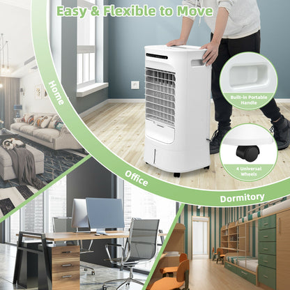 4-In-1 Portable Evaporative Air Cooler, Timer, 3 Modes, White Air Coolers at Gallery Canada