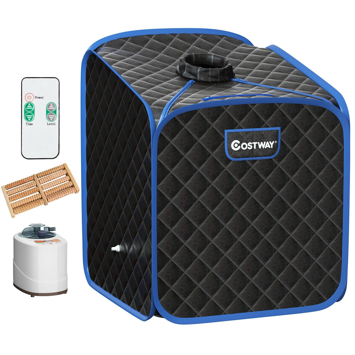 2L Portable Folding Steam Sauna Spa, Black Spa & Salon at Gallery Canada