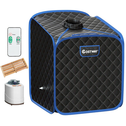 2L Portable Folding Steam Sauna Spa, Black Spa & Salon at Gallery Canada
