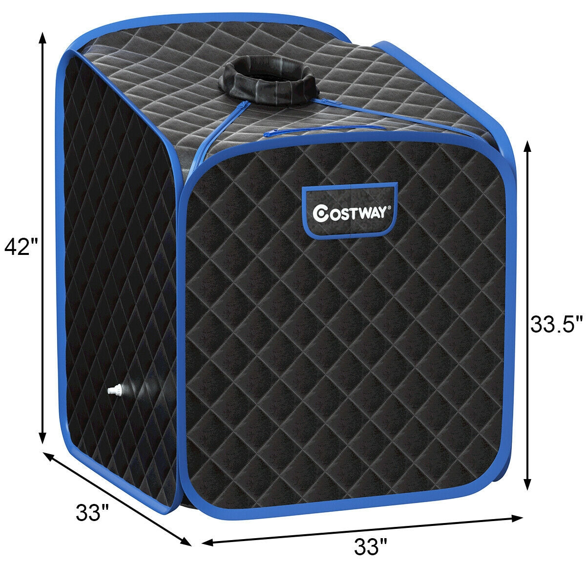 2L Portable Folding Steam Sauna Spa, Black Spa & Salon at Gallery Canada