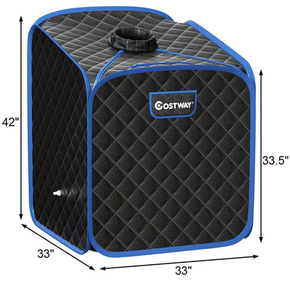 2L Portable Folding Steam Sauna Spa, Black Spa & Salon at Gallery Canada