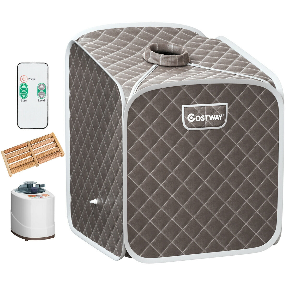 2L Portable Folding Steam Sauna Spa, Gray Spa & Salon at Gallery Canada