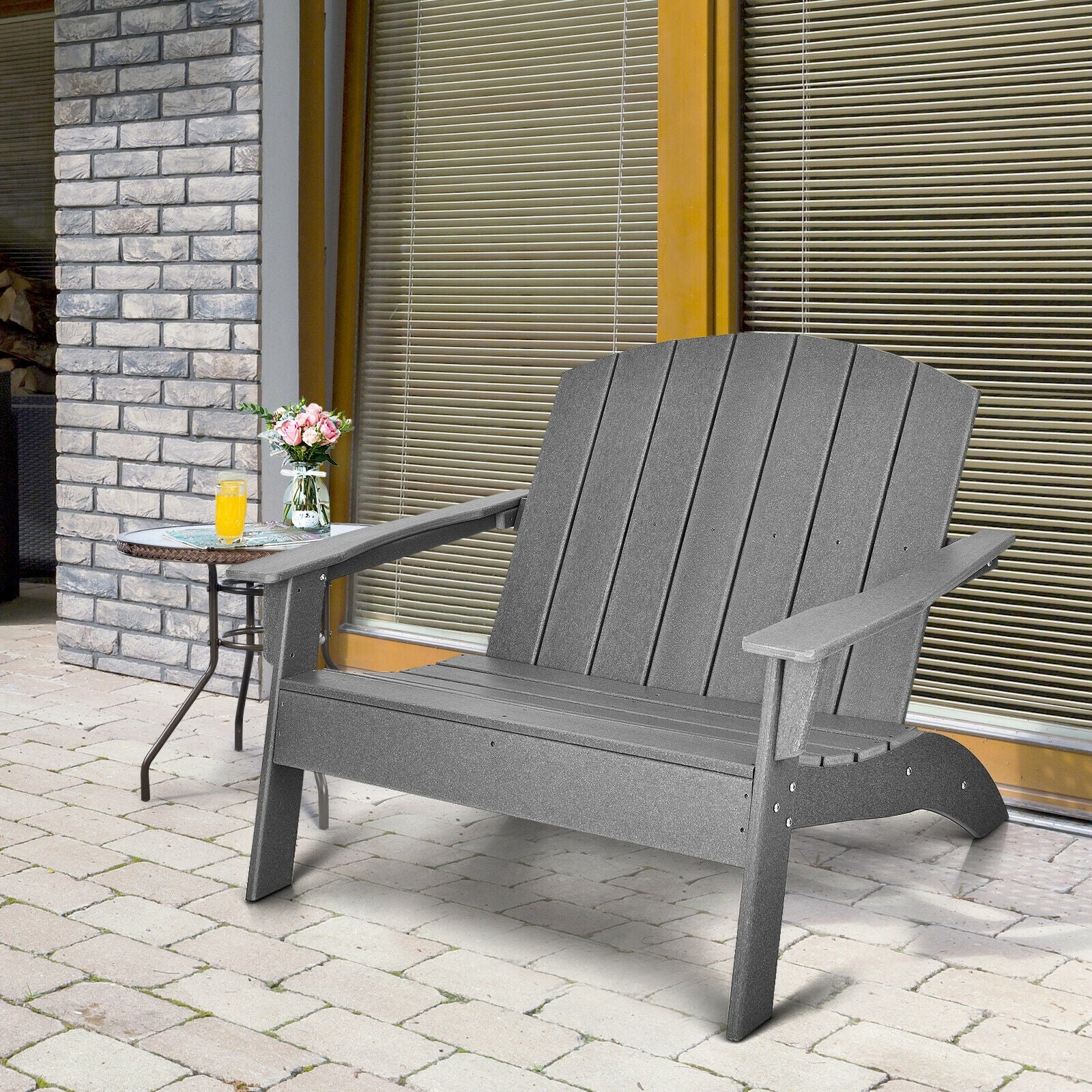 HDPE Patio Adirondack Chair, Gray Adirondack Chairs at Gallery Canada