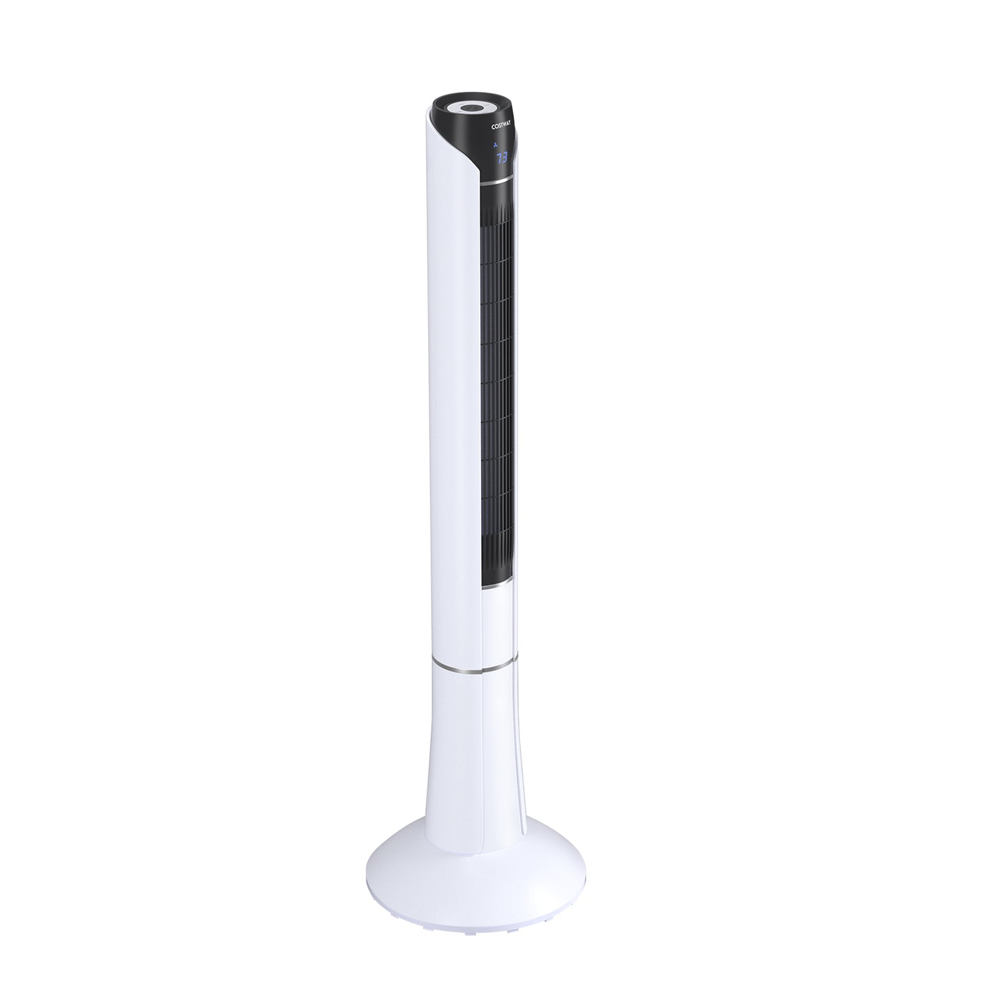 Portable 48 Inches Tower Fan with Remote Control, White Fans White at Gallery Canada