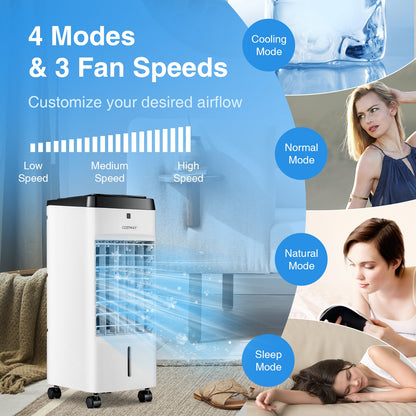 3-in-1 Evaporative Air Cooler with 4 Modes, White Air Coolers at Gallery Canada