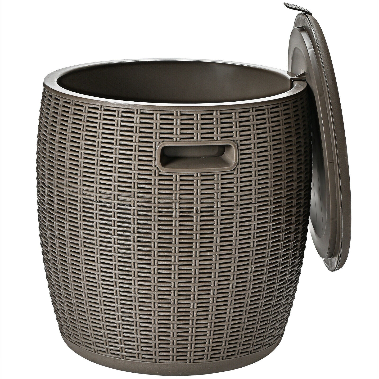 9.5 Gallon 4-in-1 Rattan Cocktail Table, Brown Coolers Brown at Gallery Canada