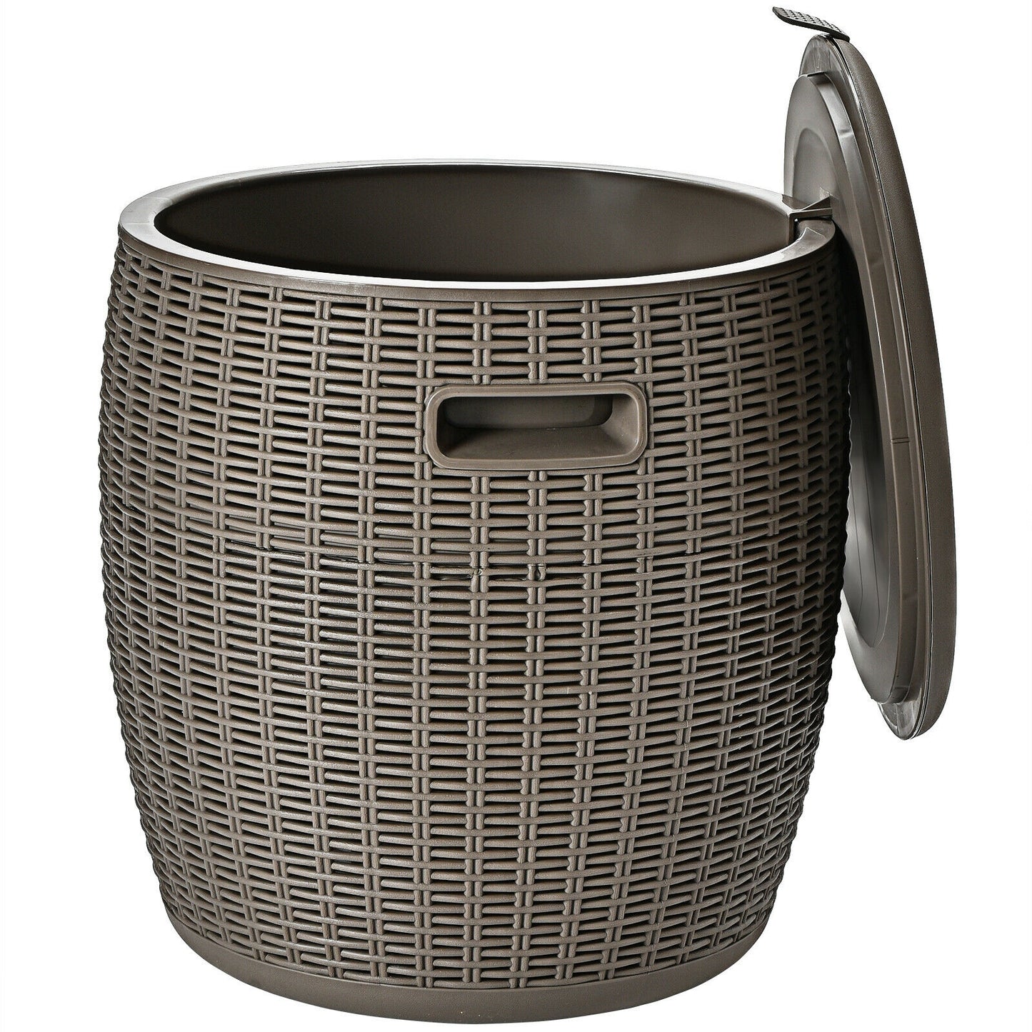 9.5 Gallon 4-in-1 Rattan Cocktail Table, Brown Coolers Brown at Gallery Canada
