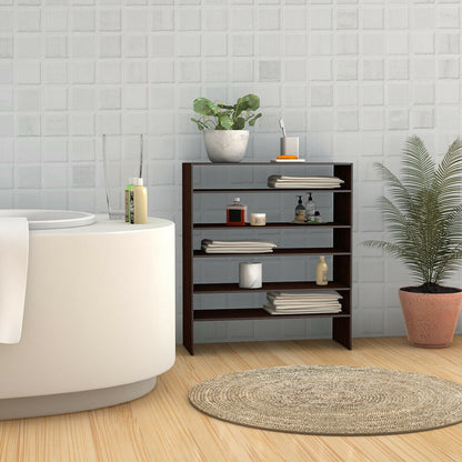 3 Pieces 31-Inch Stackable Multi-Shape Shoe Rack, Brown Shoe Racks & Storage Benches at Gallery Canada