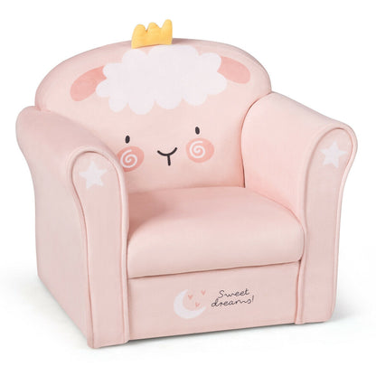Kids Lamb Sofa Children Armrest Couch, Pink Kids Chairs & Seating Lamb at Gallery Canada