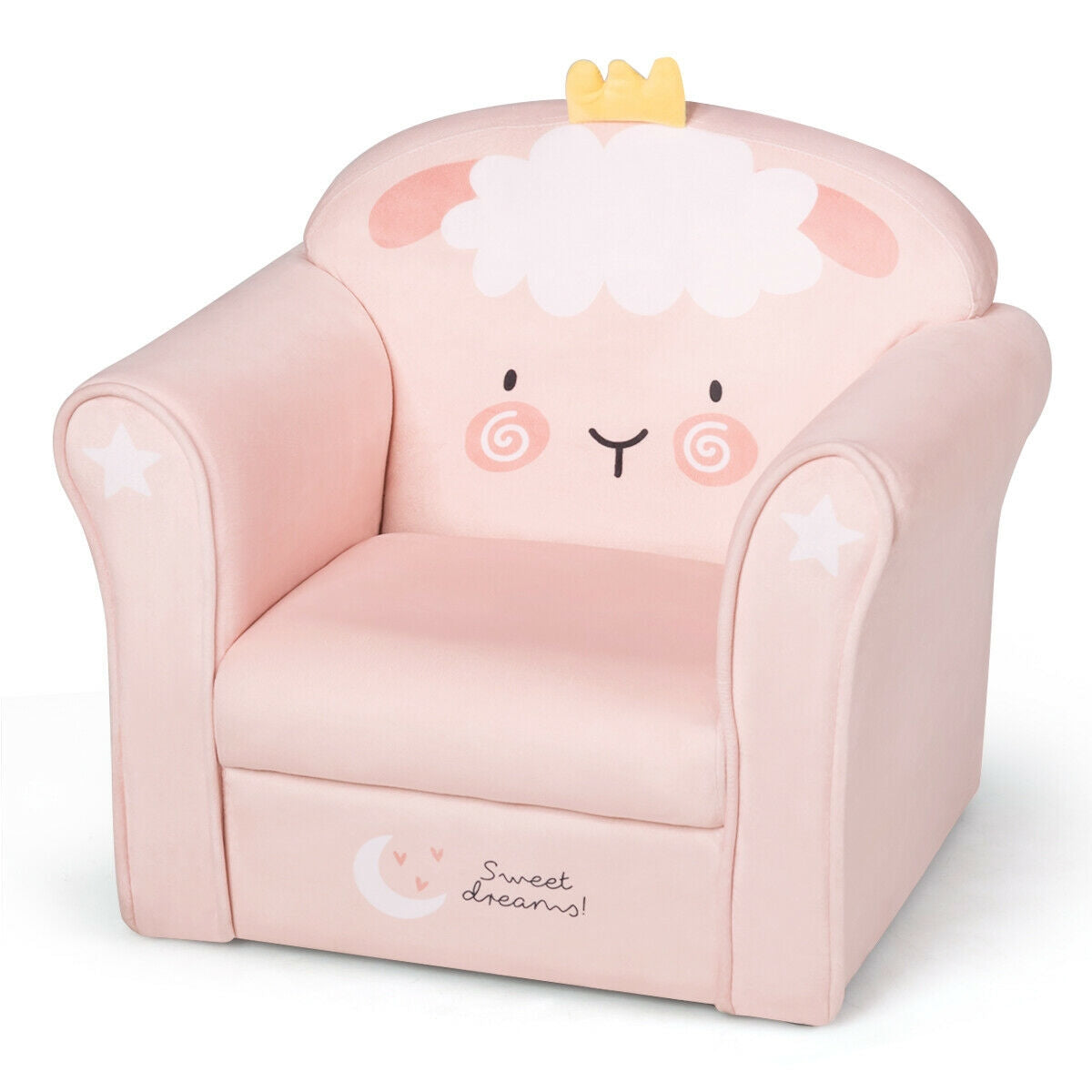 Kids Lamb Sofa Children Armrest Couch, Pink Kids Chairs & Seating at Gallery Canada