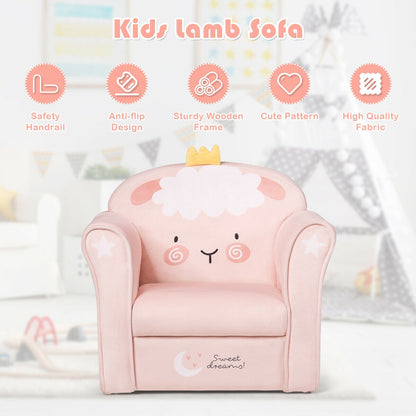 Kids Lamb Sofa Children Armrest Couch, Pink Kids Chairs & Seating at Gallery Canada