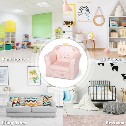 Kids Lamb Sofa Children Armrest Couch, Pink Kids Chairs & Seating at Gallery Canada