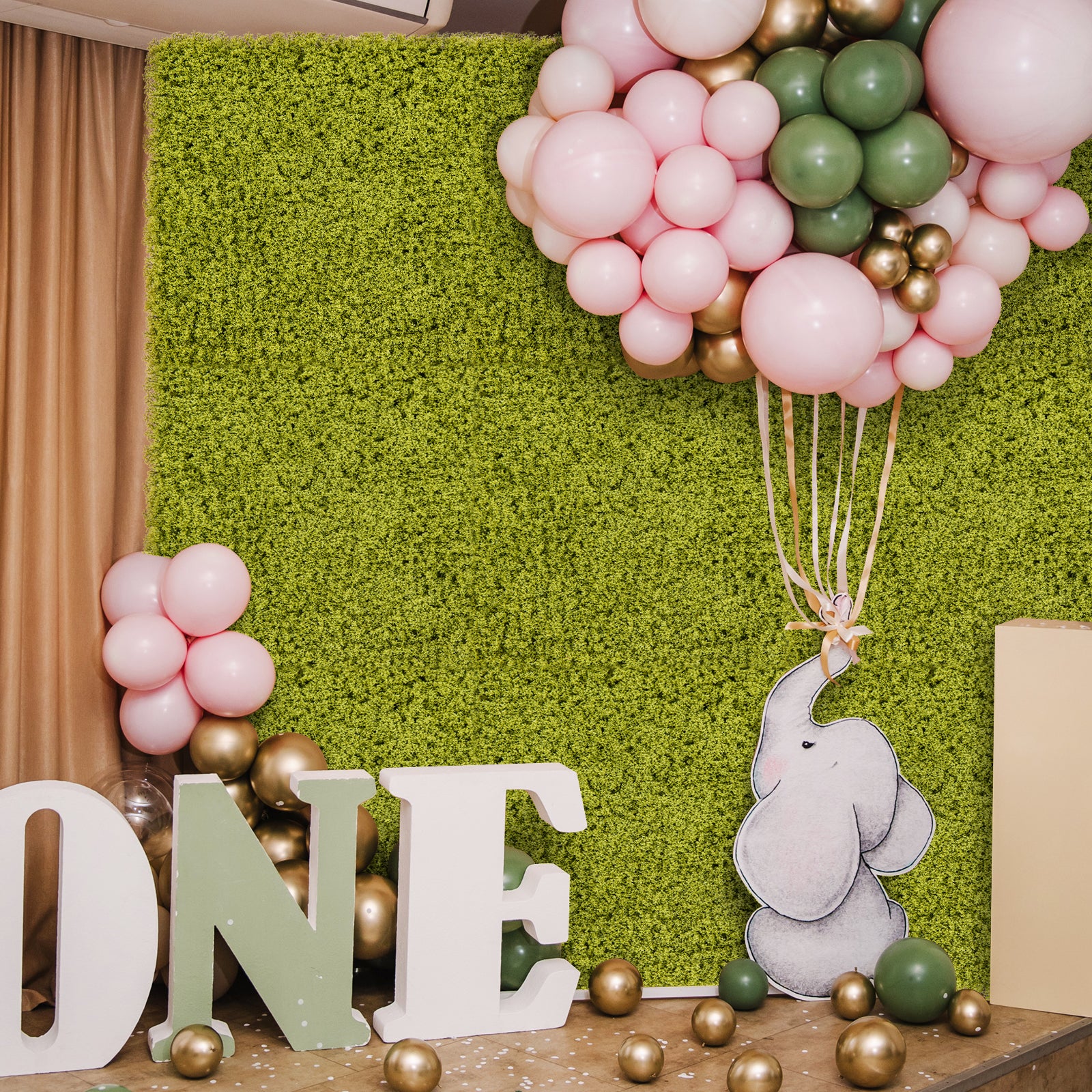 12 Pieces 20 x 20 inches Artificial Grass Wall Panels for Garden Yard Balcony, Light Green Faux Plants at Gallery Canada