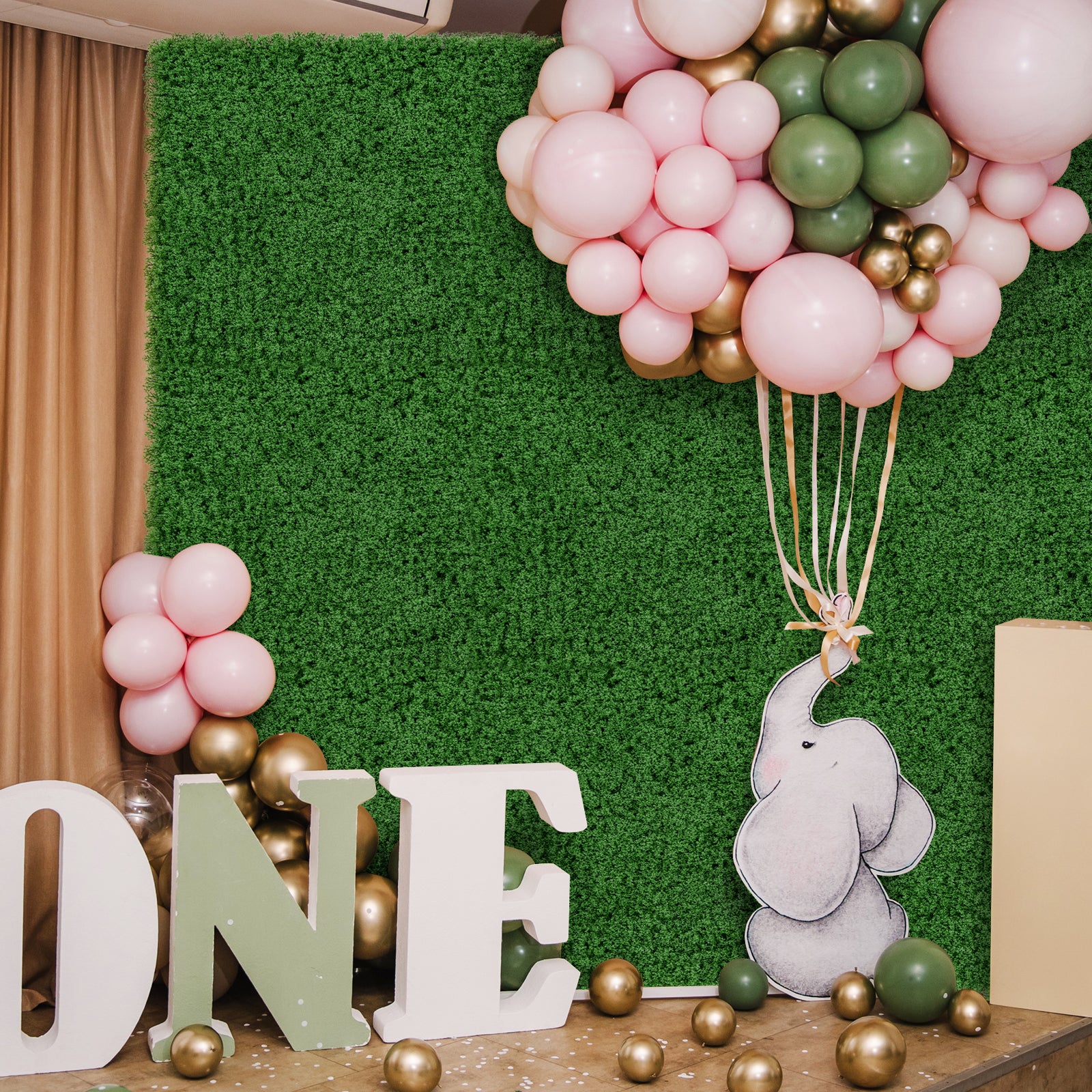 12 Pieces 20 x 20 inches Artificial Grass Wall Panels for Garden Yard Balcony, Green Faux Plants at Gallery Canada