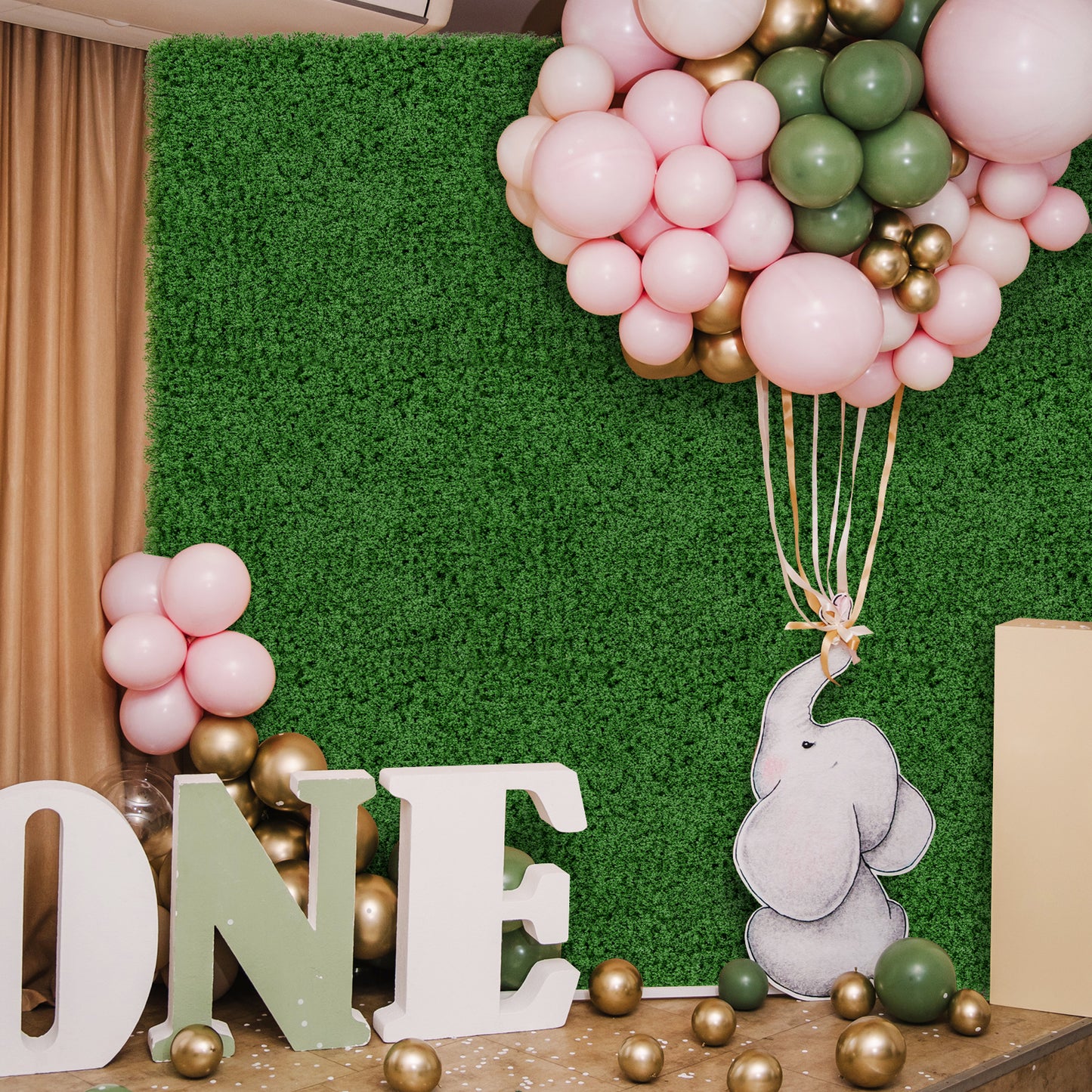 12 Pieces 20 x 20 inches Artificial Grass Wall Panels for Garden Yard Balcony, Green Faux Plants at Gallery Canada